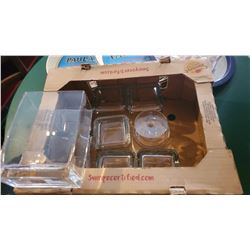 LOCATION #1. LOT OF 3 BOXES OF ASSORTED FLOWER VASES