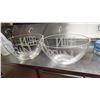 Image 1 : LOCATION #1. LOT OF 2 GLASS BELLINI BOWLS
