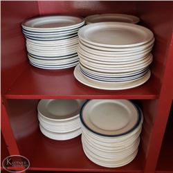 LOCATION #1. LOT OF 6 STACKS OF ASSORTED SIDE PLATES