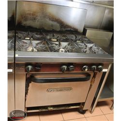 LOCATION #1. SOUTHBEND 6 BURNER NATURAL GAS RANGE & CONVECTION