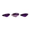 Image 2 : 18.70 ctw. Natural Pear Cut Amethyst Parcel of Three