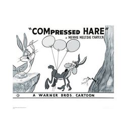 Warner Brothers Hologram Compressed Hare