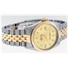 Image 3 : Rolex Mens 2 Tone 14K Champagne Diamond 36MM Datejust Wristwatch