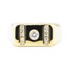 Image 2 : 0.40 ctw Diamond Mens' Ring - 14KT Yellow Gold
