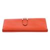 Image 4 : Hermes Orange Epsom Leather Bearn Wallet