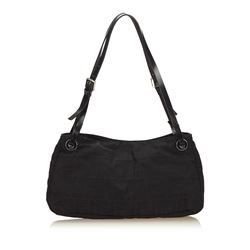 Fendi Zucca Canvas Shoulder Bag