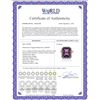 Image 2 : Genuine 5.8 ctw Amethyst & Black Diamond Ring 14KT Rose Gold - REF-79A8K