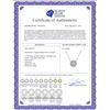 Image 2 : 1 CTW Diamond Necklace 14K White Gold - REF-174N3Y