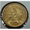 Image 1 : 1891 $2 ½ U.S. LIBERTY GOLD COIN