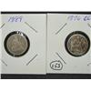 Image 1 : 1876-CC & 1889 SEATED LIBERTY DIMES