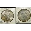 Image 1 : 1922 & 1923 U.S. PEACE DOLLARS