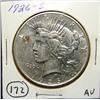 Image 1 : 1926-S U.S. PEACE DOLLAR