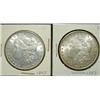 Image 1 : PAIR OF 1897 U.S. MORGAN SILVER DOLLARS