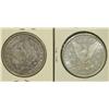 Image 2 : PAIR OF 1891 U.S. MORGAN SILVER DOLLARS