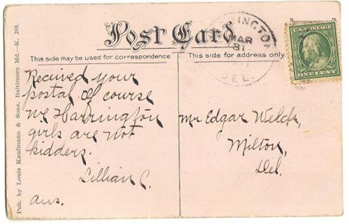 DELAWARE POSTCARD
