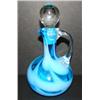 Image 1 : VICTORIAN BLUE GLASS CRUET