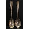 Image 1 : PAIR OF STIEFF ROSE SERVING SPOONS