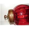 Image 2 : VICTORIAN CRANBERRY GLASS HANGING LIGHT