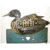 Image 2 : PRIMITIVE TIN LOON DECORATED WALL RACK