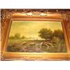 Image 2 : ARTIST SIGNED 19TH CENTURY OIL ON CANVA