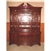 Image 1 : BAKER WALNUT TWO PIECE CHINA CABINET