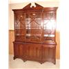 Image 2 : BAKER WALNUT TWO PIECE CHINA CABINET