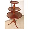 Image 1 : MAHOGANY THREE TIERED STAND