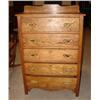 Image 1 : FIVE DRAWER OAK CHEST