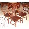 Image 1 : SET OF FOUR CHERRY WINDSOR DINING CHAIR