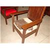 Image 2 : THREE PIECE MISSION OAK PARLOR SET
