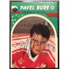 Image 1 : RARE PAVEL BURE SIGNED CHAMPION OF THE USSR ROOKIE CARD