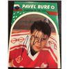 Image 2 : RARE PAVEL BURE SIGNED CHAMPION OF THE USSR ROOKIE CARD
