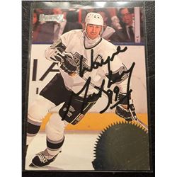 WAYNE GRETZKY SIGNED 1994 DONRUSS HOCKEY CARD