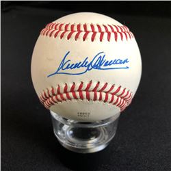 SANDY ALOMAR SIGNED BASEBALL