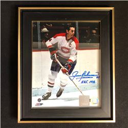 JEAN BELIVEAU SIGNED 8X10 FRAMED PHOTO (GENUINE HOLO)