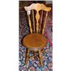 Image 1 : Oak Piano Stool on Ball & Claw Feet