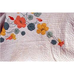 Garden Morning Glories Quilt