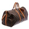 Image 2 : Louis Vuitton  Monogram Keepall 55 Duffel Bag