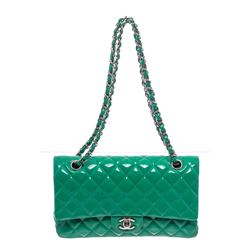 Chanel Patent Leather Double Flap Bag