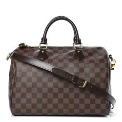 Louis Vuitton Damier Ebene Speedy Bandouliere 30 Shoulder Bag