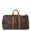 Image 1 : Louis Vuitton Monogram Canvas Keepall 55 Duffel Bag