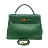 Image 1 : Hermes Leather Kelly 32 Handbag