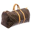 Image 2 : Louis Vuitton  Monogram Keepall 55 Dufel Bag