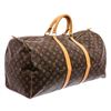 Image 3 : Louis Vuitton  Monogram Keepall 55 Dufel Bag