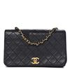 Image 1 : Chanel Lambskin Single Flap Bag