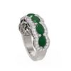 Image 2 : 5.03 ctw Emerald & Diamond Ring 18K White Gold