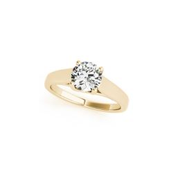 0.5 ctw Certified VS/SI Diamond Ring 18K Yellow Gold