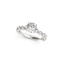 1.75 ctw Certified VS/SI Diamond Ring 18K White Gold