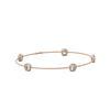 Image 1 : 2.5 ctw Cushion cut Diamond Station Bracelet 18K Rose Gold