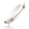 Image 2 : 2.5 ctw Cushion cut Diamond Station Bracelet 18K Rose Gold